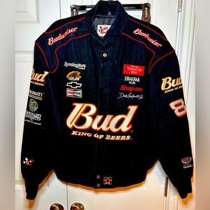 Race car VINTAGE NASCAR embroidered JACKET STREAT CASUAL